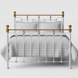Glenholm cama de metal en blanco - Thumbnail