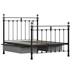 Hamilton Chromo ijzeren bed in zwart met lades - Thumbnail