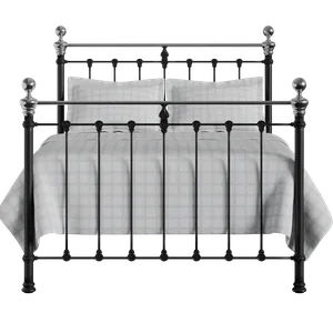 Hamilton Chromo iron/metal bed in black - Thumbnail