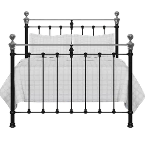 Hamilton Chromo iron/metal bed in black - Thumbnail