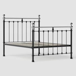 Hamilton Chromo iron/metal bed in black - Thumbnail