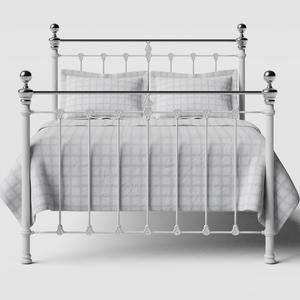 Hamilton Chromo iron/metal bed in white - Thumbnail