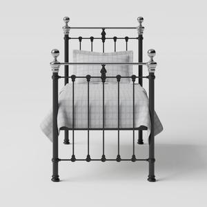 Hamilton Chromo iron/metal single bed in black - Thumbnail