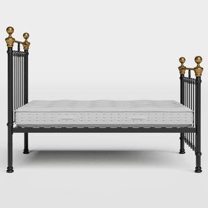 Hamilton cama de metal en negro con colchón - Thumbnail
