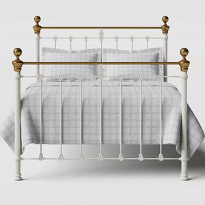 Hamilton iron/metal bed in ivory - Thumbnail