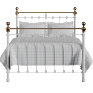 Hamilton iron/metal bed in white - Thumbnail