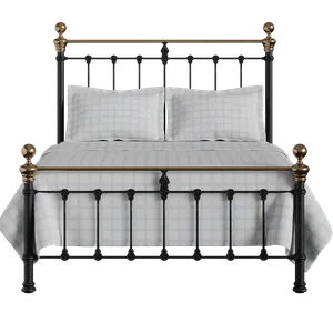 Hamilton Low Footend iron/metal bed in black - Thumbnail