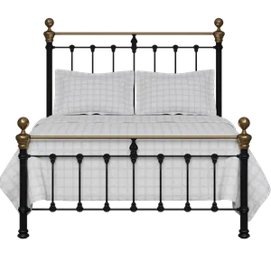 Hamilton Low Footend iron/metal bed in black - Thumbnail