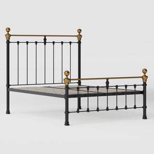 Hamilton Low Footend iron/metal bed in black - Thumbnail