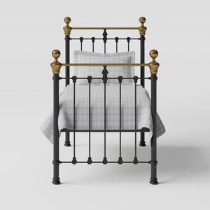 Hamilton Metall Einzelbett in Schwarz - Thumbnail