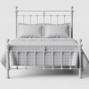 Hamilton Solo Low Footend iron/metal bed in white - Thumbnail