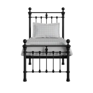 Hamilton Solo Low Footend cama individual de metal en negro - Thumbnail