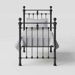 Hamilton Solo iron/metal single bed in black - Thumbnail