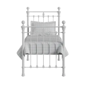 Hamilton Solo iron/metal single bed in white - Thumbnail