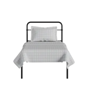 Hampton iron/metal single bed in black - Thumbnail