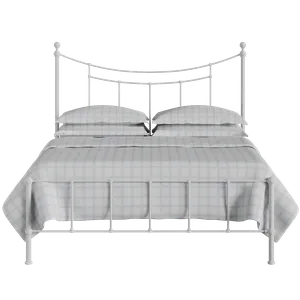Isabelle iron/metal bed in white - Thumbnail
