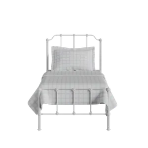 Julia iron/metal single bed in white - Thumbnail