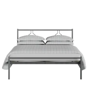 Meiji iron/metal bed in pewter - Thumbnail