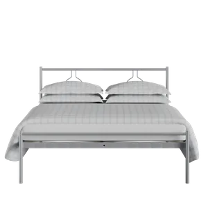 Meiji iron/metal bed in silver - Thumbnail