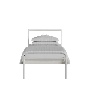 Meiji iron/metal single bed in ivory - Thumbnail