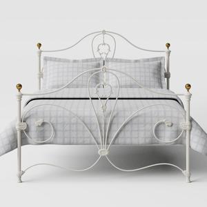 Melrose iron/metal bed in ivory - Thumbnail