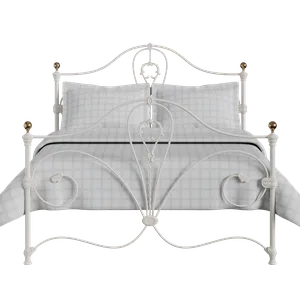 Melrose iron/metal bed in ivory - Thumbnail