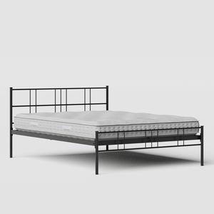 Mortlake cama de metal en negro con colchón - Thumbnail