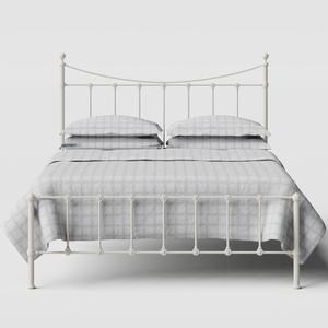 Olivia iron/metal bed in ivory - Thumbnail
