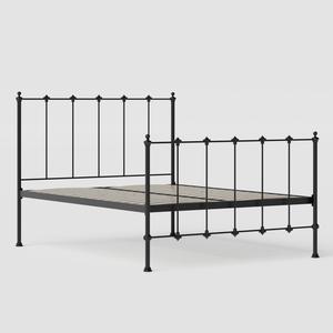 Paris cama de metal en negro - Thumbnail