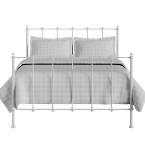 Paris iron/metal bed in ivory - Thumbnail