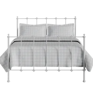 Paris iron/metal bed in white - Thumbnail