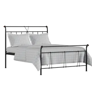 Pellini iron/metal bed in black with Juno mattress - Thumbnail