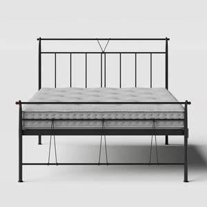 Pellini ijzeren bed in zwart met matras - Thumbnail