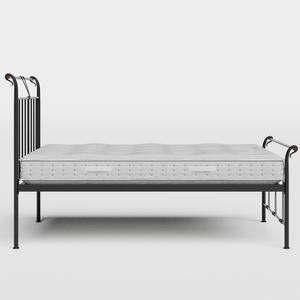 Pellini ijzeren bed in zwart met matras - Thumbnail