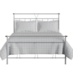 Pellini iron/metal bed in silver - Thumbnail