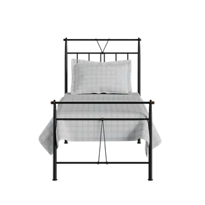 Pellini iron/metal single bed in black - Thumbnail