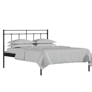 Richmond iron/metal bed in black with Juno mattress - Thumbnail