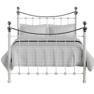 Selkirk Chromo iron/metal bed in ivory - Thumbnail