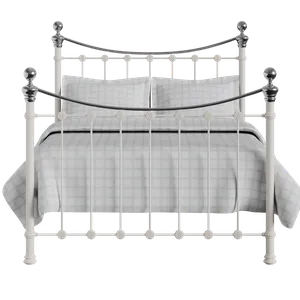 Selkirk Chromo ijzeren bed in ivoor - Thumbnail