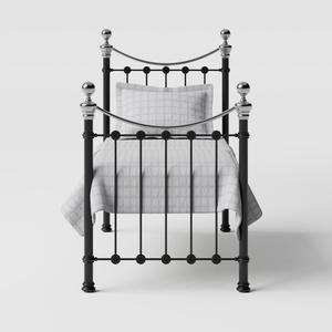 Selkirk Chromo Metall Einzelbett in Schwarz - Thumbnail