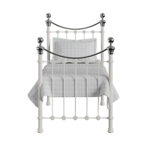 Selkirk Chromo ijzeren eenpersoonsbed in ivoor - Thumbnail