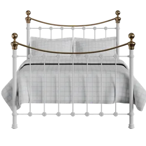 Selkirk iron/metal bed in white - Thumbnail