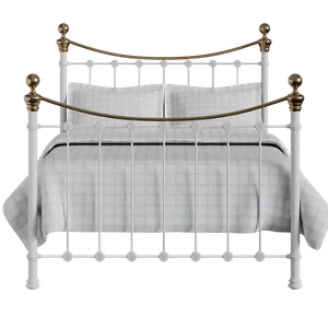 Selkirk ijzeren bed in wit - Thumbnail