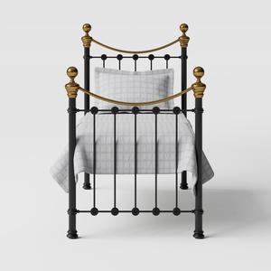 Selkirk iron/metal single bed in black - Thumbnail