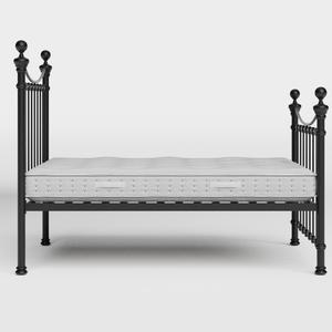 Selkirk Solo iron/metal bed in black with Juno mattress - Thumbnail