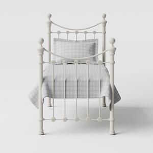 Selkirk Solo iron/metal single bed in ivory - Thumbnail