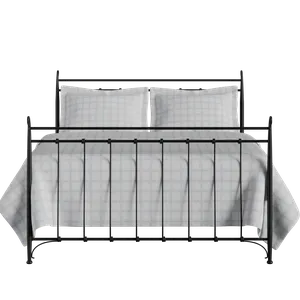 Tiffany ijzeren bed in zwart - Thumbnail