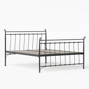 Tiffany cama de metal en negro - Thumbnail