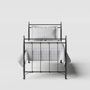 Tiffany iron/metal single bed in black - Thumbnail