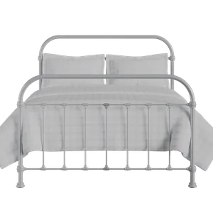 Timolin iron/metal bed in silver - Thumbnail